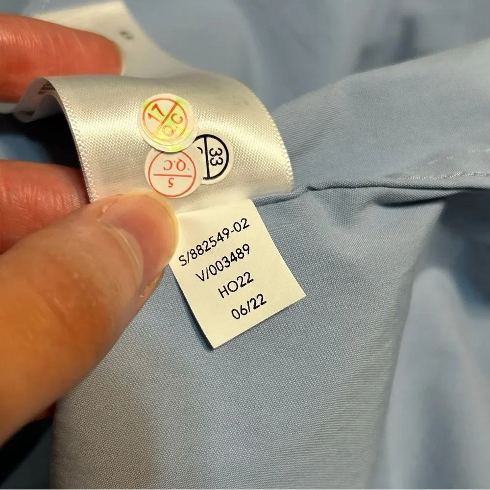 Athleta Midday Oversized Poplin Shirt Blue XS Office Stretch Utility Capsule
